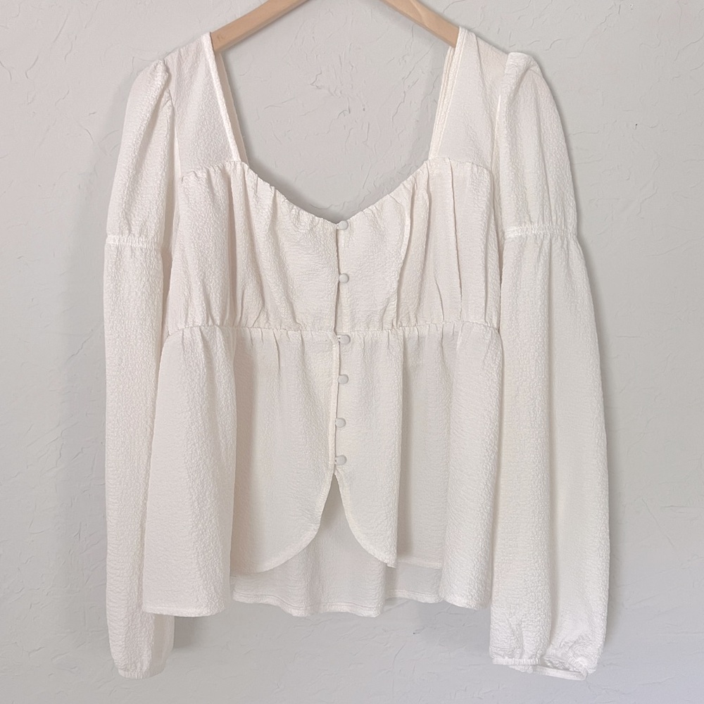 NWOT Milkmaid Festival Top, XL